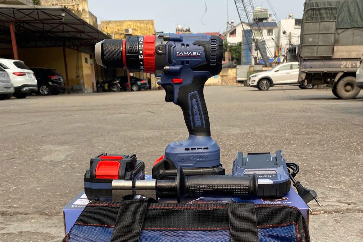 Máy khoan pin Yamasu 21V đa năng YAMASU YMS-MKP1013BG2