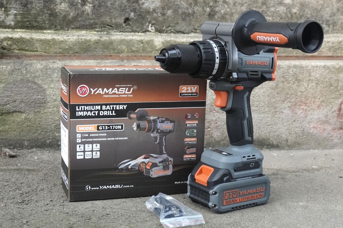 Máy khoan pin Yamasu 3 chức năng YAMASU G13-175N