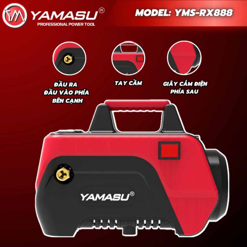 MÁY XỊT RỬA XE ÁP LỰC CAO YAMASU YMS RX-888