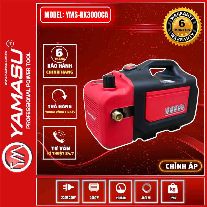 Máy rửa xe tải công suất lớn YAMASU YMS-RX3000CA