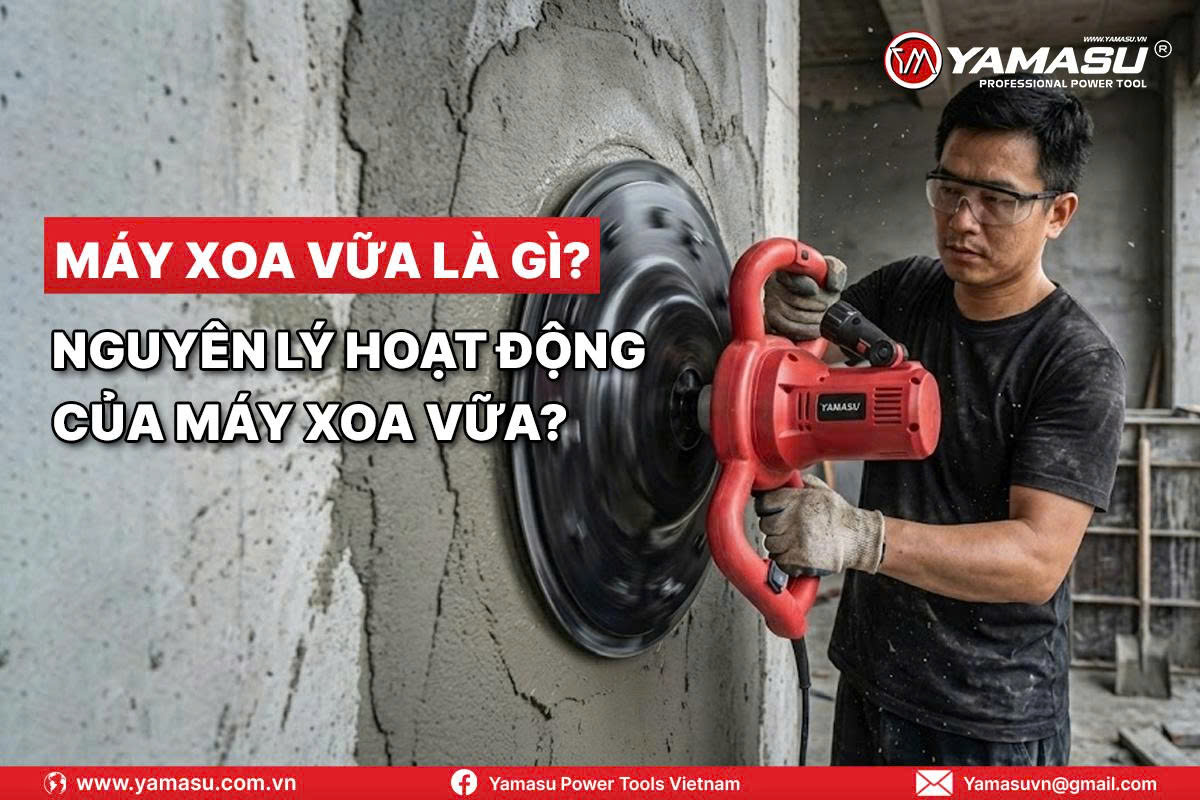 Máy xoa vữa là gì?