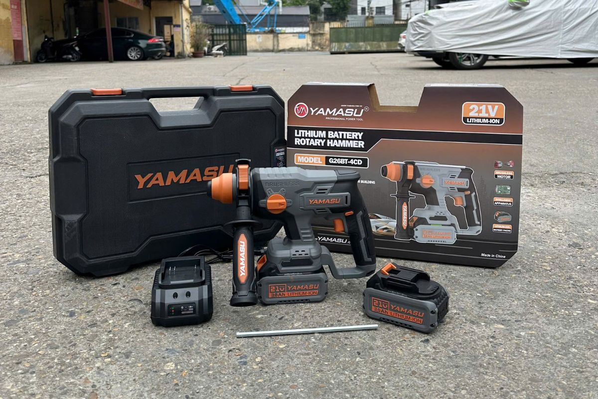 Mẹo giúp máy khoan bê tông pin bền hơn