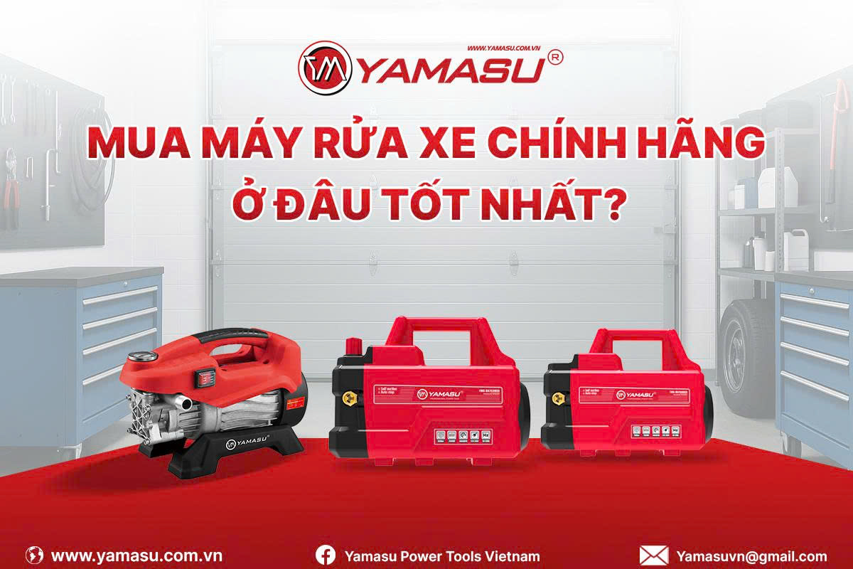 Mua máy rửa xe chính hãng ở đâu tốt nhất?