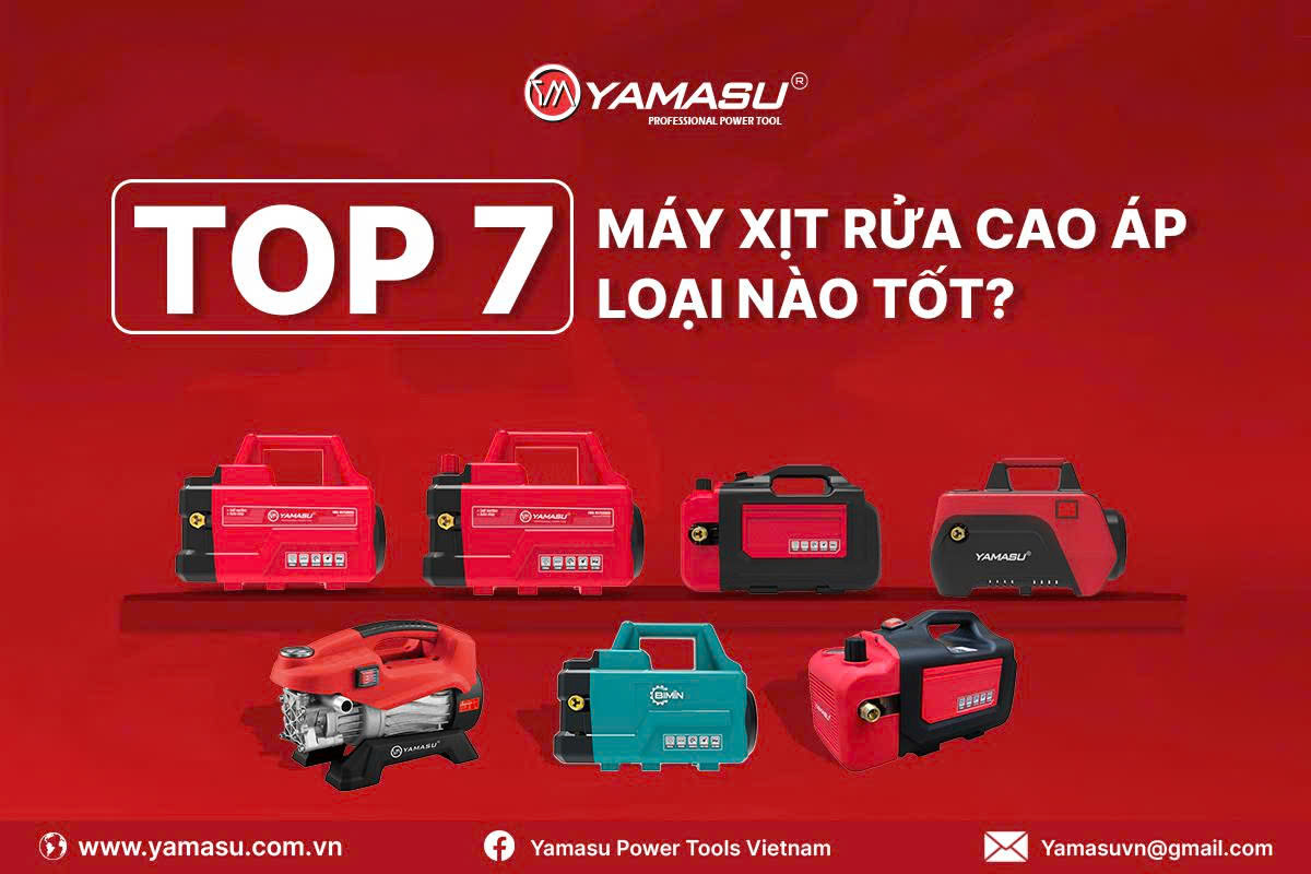 Mua máy xịt rửa cao áp loại nào tốt nhất hiện nay