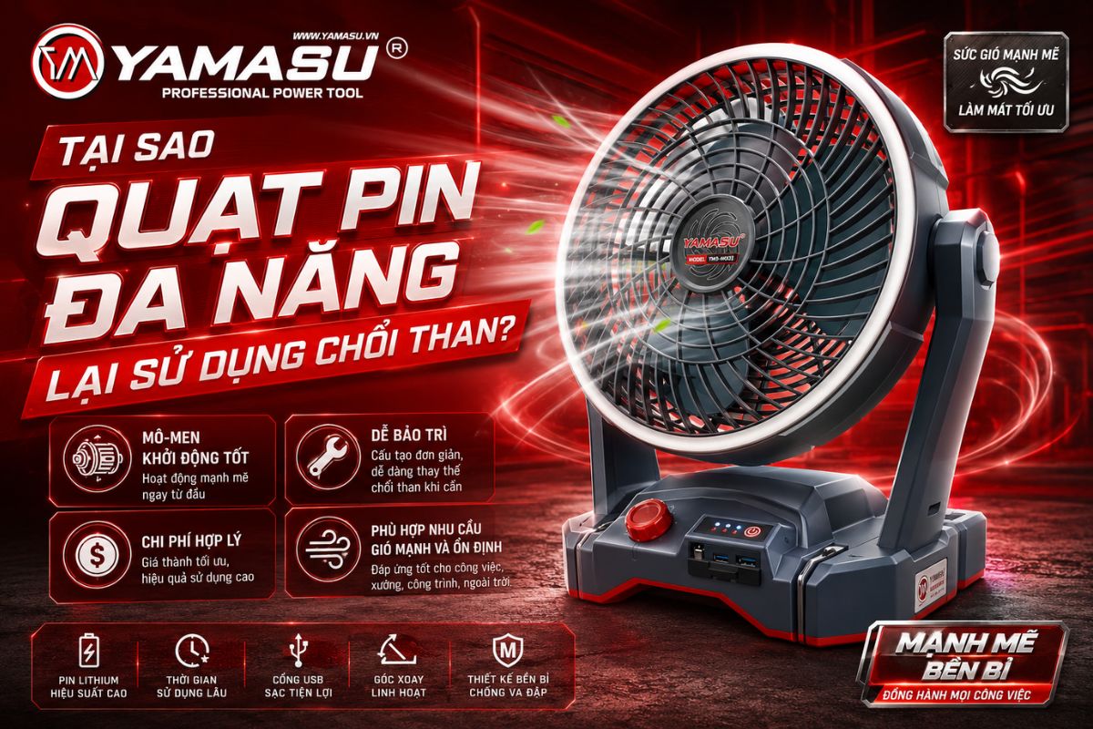 Quạt pin đa năng là gì?