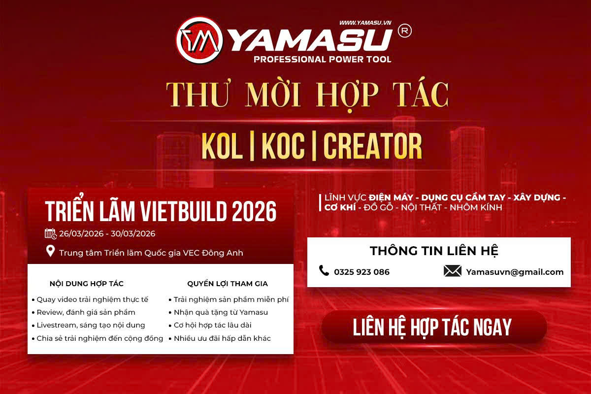 THƯ MỜI HỢP TÁC KOL/KOC TỚI TRIỂN LÃM VIETBUILD 2026