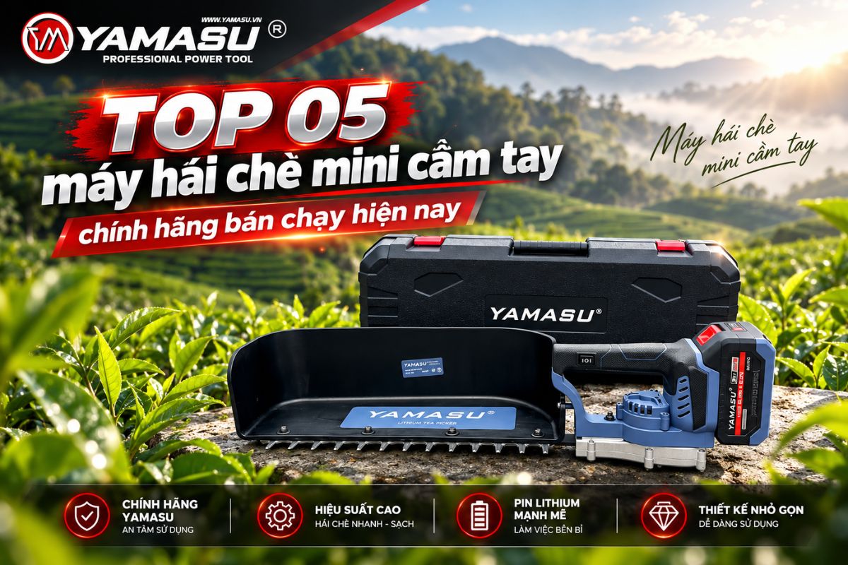 TOP 05 máy hái chè mini cầm tay chính hãng đáng mua hiện nay
