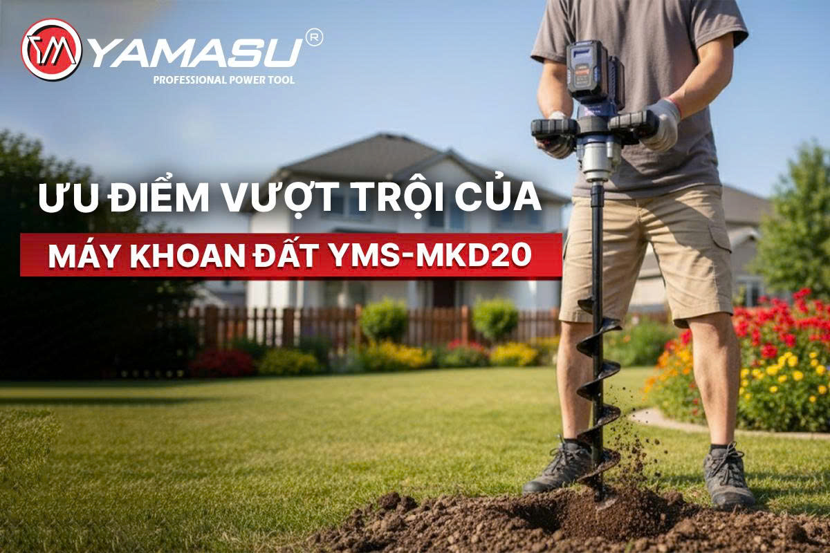 Ưu điểm vượt trội của máy khoan đất