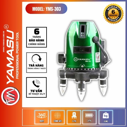 MÁY LASER CÂN BẰNG 5 TIA XANH YMS-303