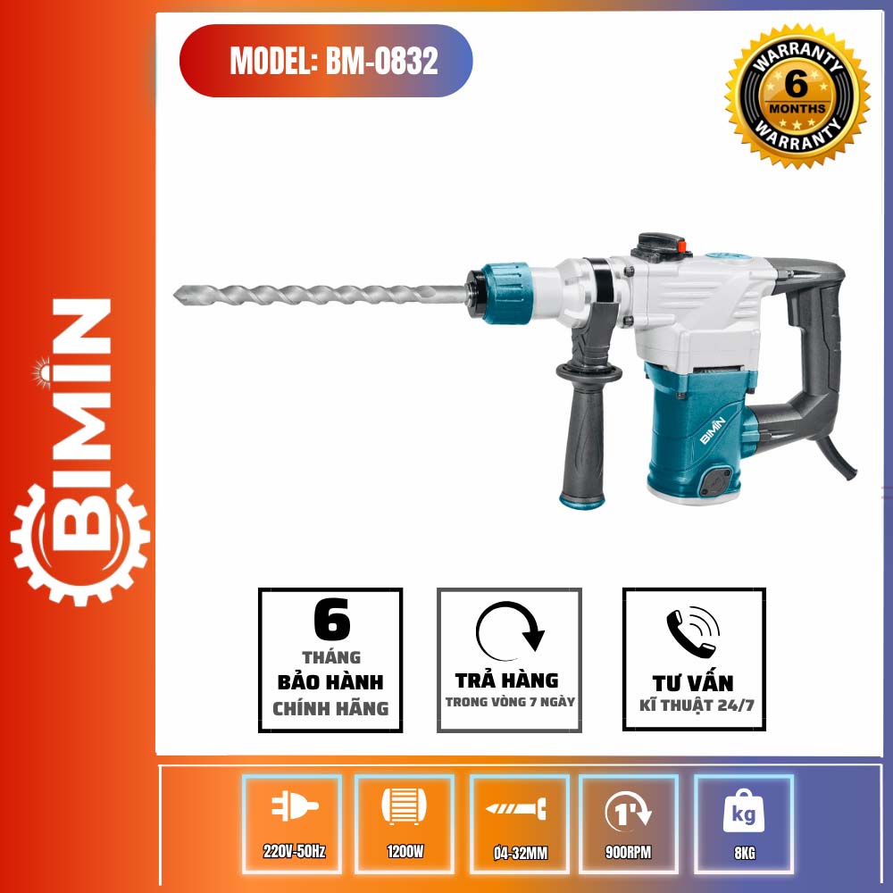 MÁY KHOAN ĐỤC BÊ TÔNG BM-0832