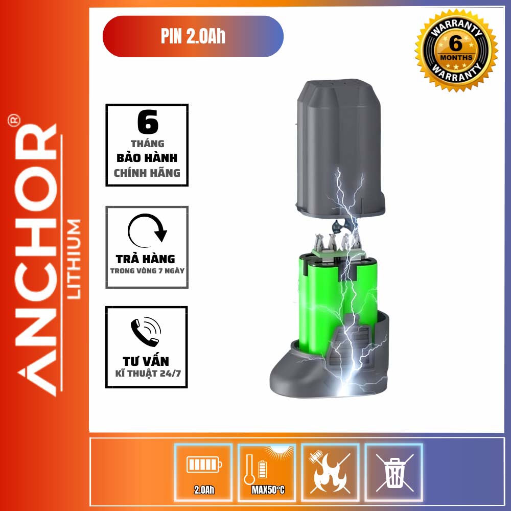 PIN ANCHOR 16V/2.0Ah