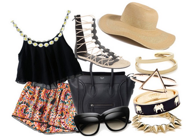 Phá cách mùa nắng nóng : Quần short pom-pom