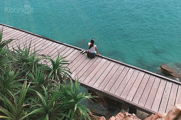 Ngắm đảo Hòn Khô thiên đường màu biển