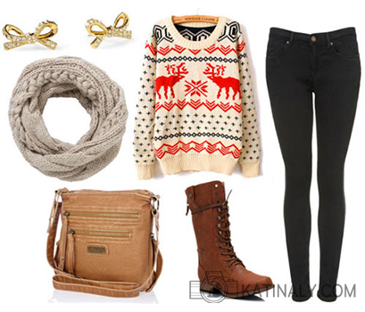 Phối đồ lịch lãm đậm chất nâu camel trong mùa NOEL