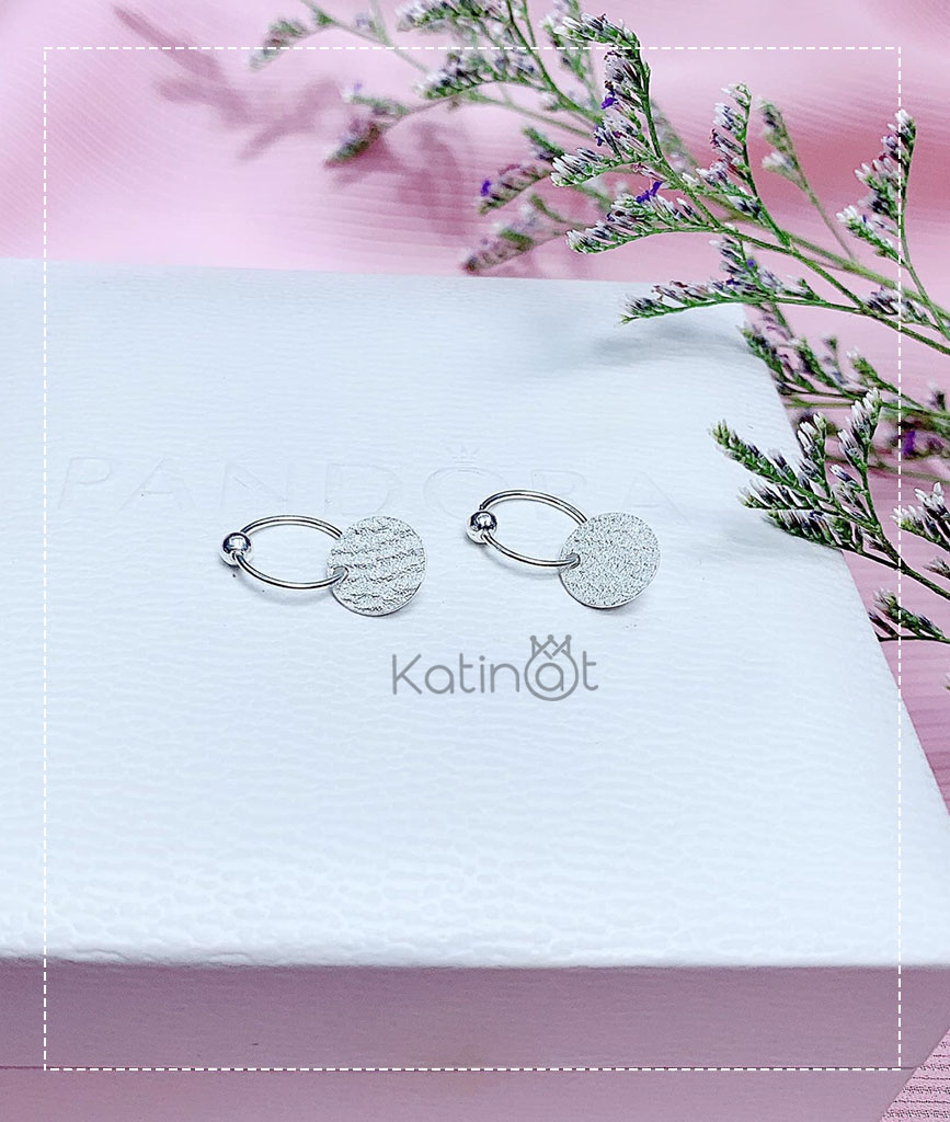 Bông tai bạc treo thẻ