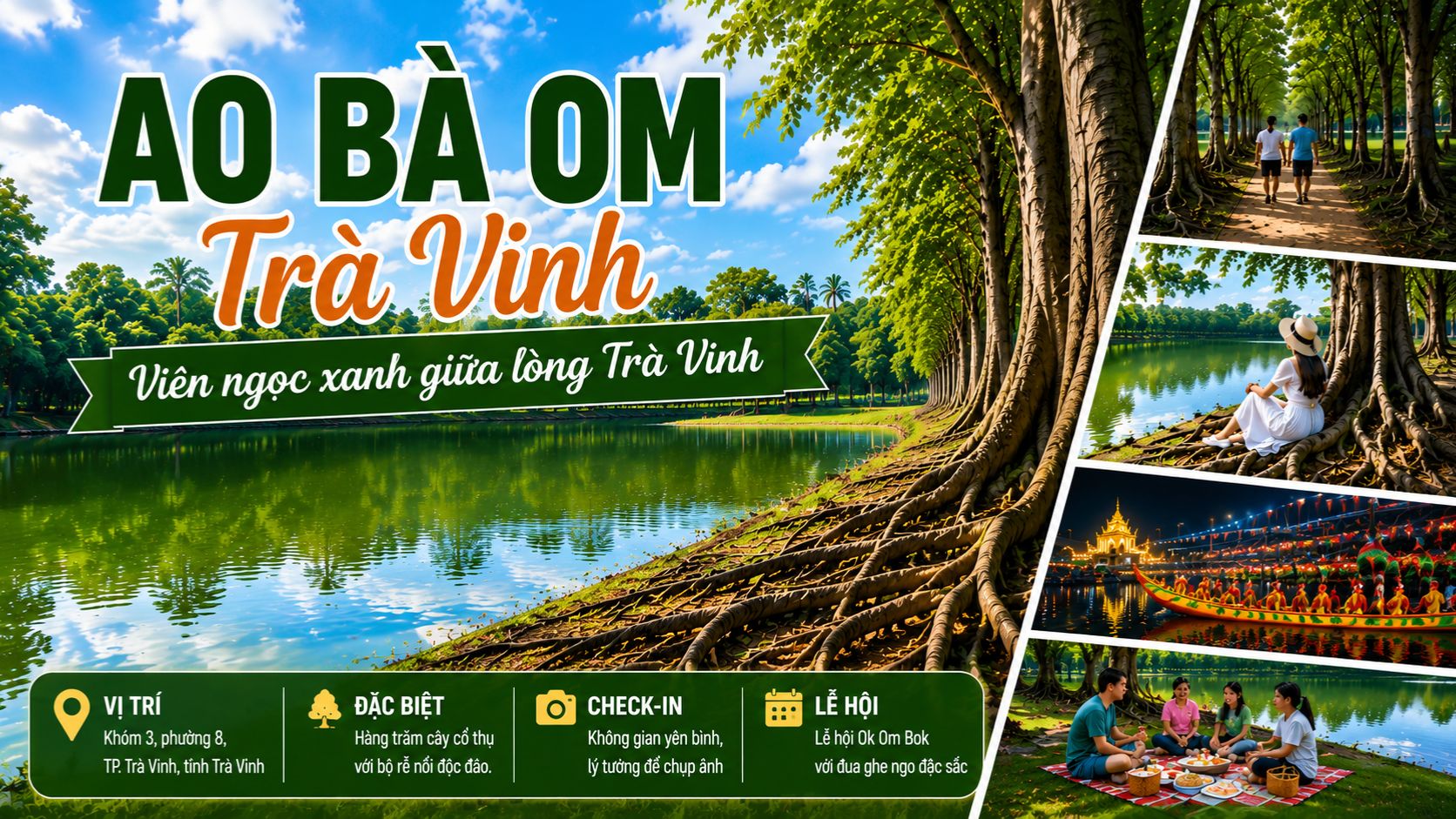Kinh Nghiệm Du Lịch Ao Bà Om Trà Vinh Chi Tiết 2026