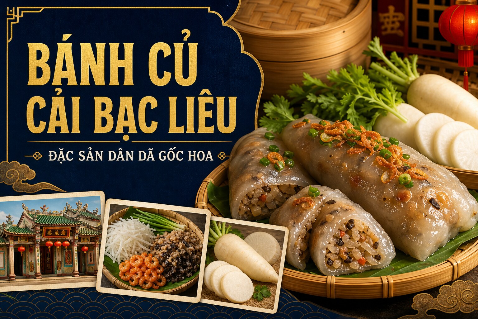 Bánh Củ Cải Bạc Liêu: Đặc Sản Dân Dã Gốc Người Hoa