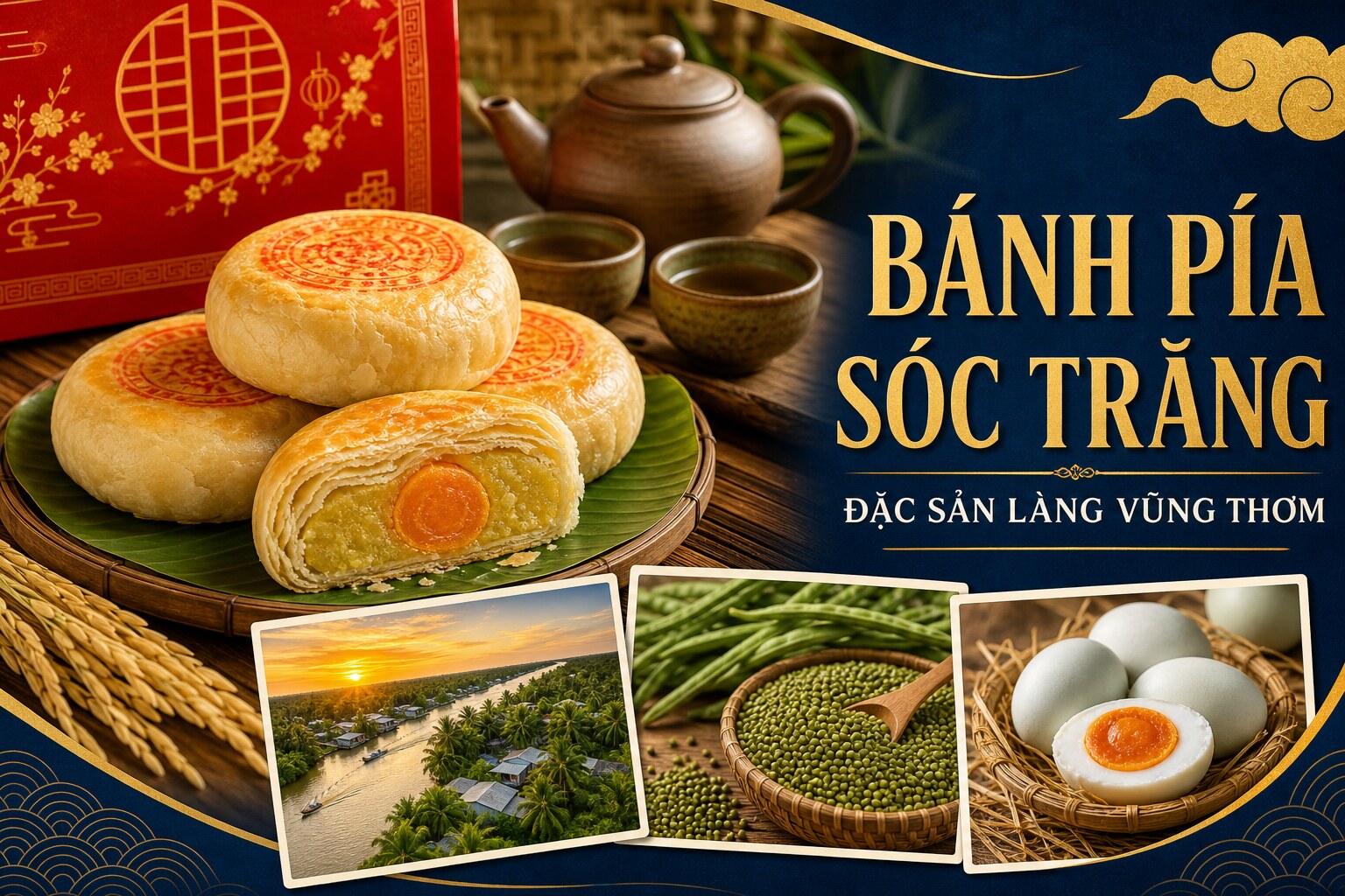 Bánh Pía Sóc Trăng: Đặc Sản Trứ Danh Làng Vũng Thơm