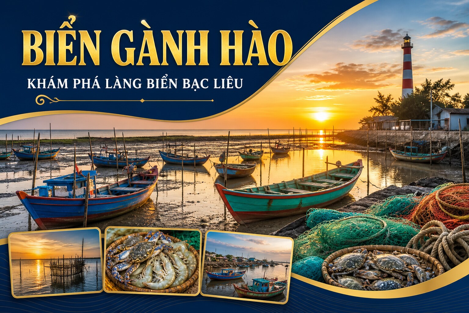 Biển Gành Hào Bạc Liêu: Cẩm Nang Khám Phá Làng Biển