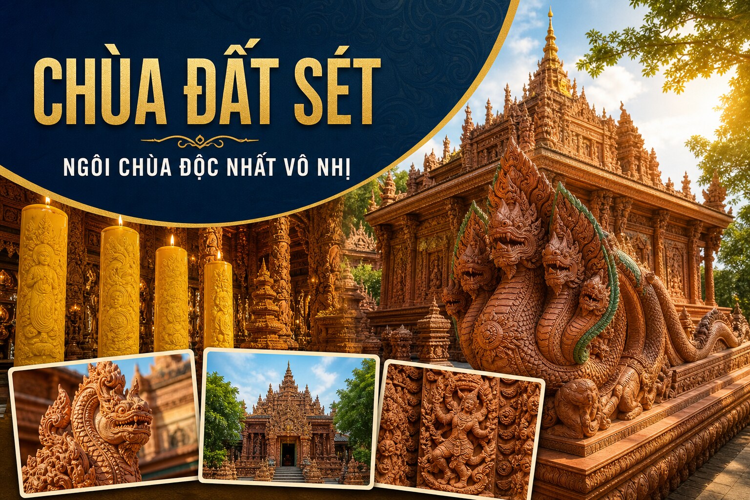 Chùa Đất Sét Sóc Trăng: Ngôi Chùa Độc Nhất Vô Nhị