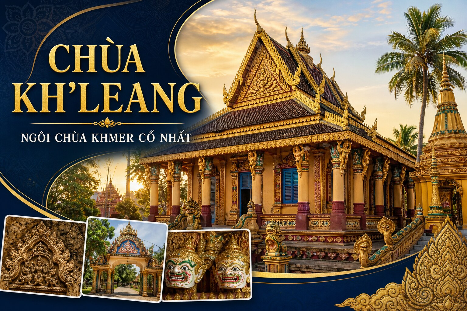 Chùa Kh'Leang Sóc Trăng: Ngôi Chùa Khmer Cổ Nhất