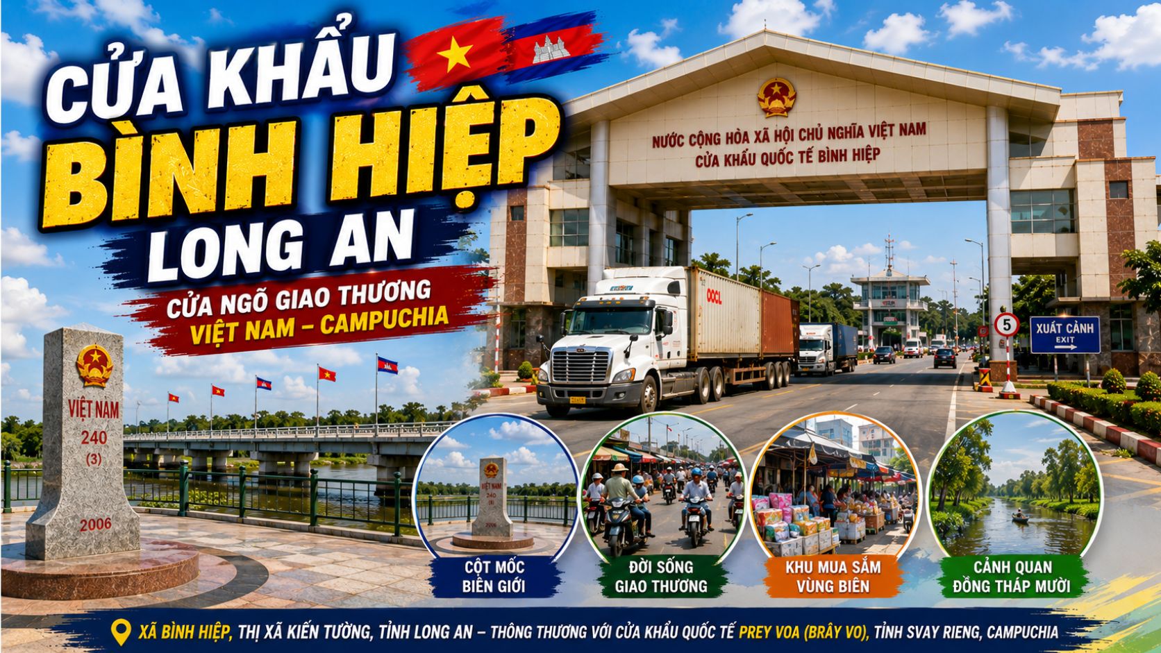 Cửa Khẩu Bình Hiệp Long An: Khám Phá Vùng Biên Tây Nam
