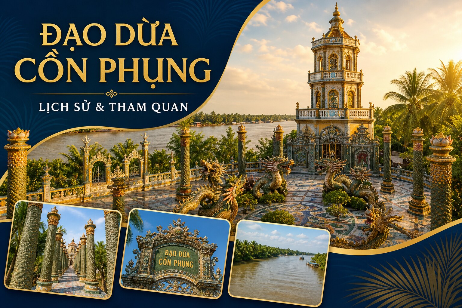 Khu Di Tích Đạo Dừa Cồn Phụng Bến Tre: Lịch Sử & Tham Quan