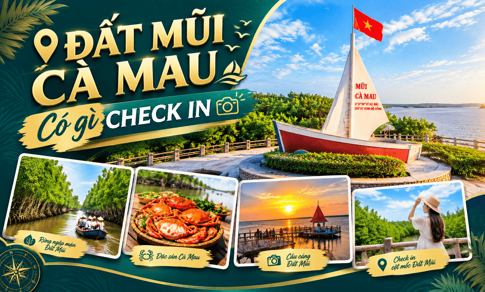 Đất Mũi Cà Mau Có Gì Check-in? Top 7 Tọa Độ Đẹp Nhất 2026