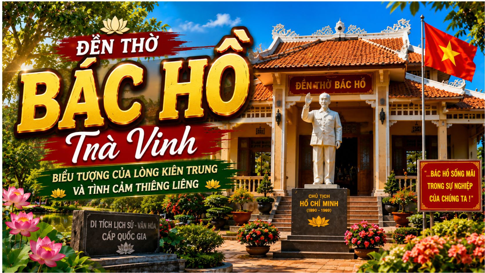 Đền Thờ Bác Hồ Trà Vinh: Di Tích Quốc Gia Long Đức