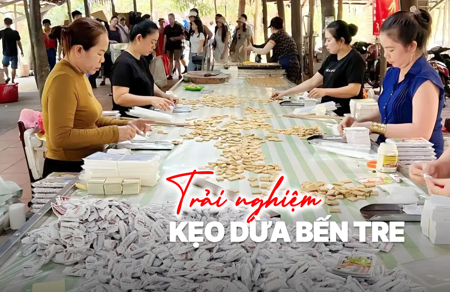 Trải nghiệm làm kẹo dừa Bến Tre - Khám phá nghề truyền thống