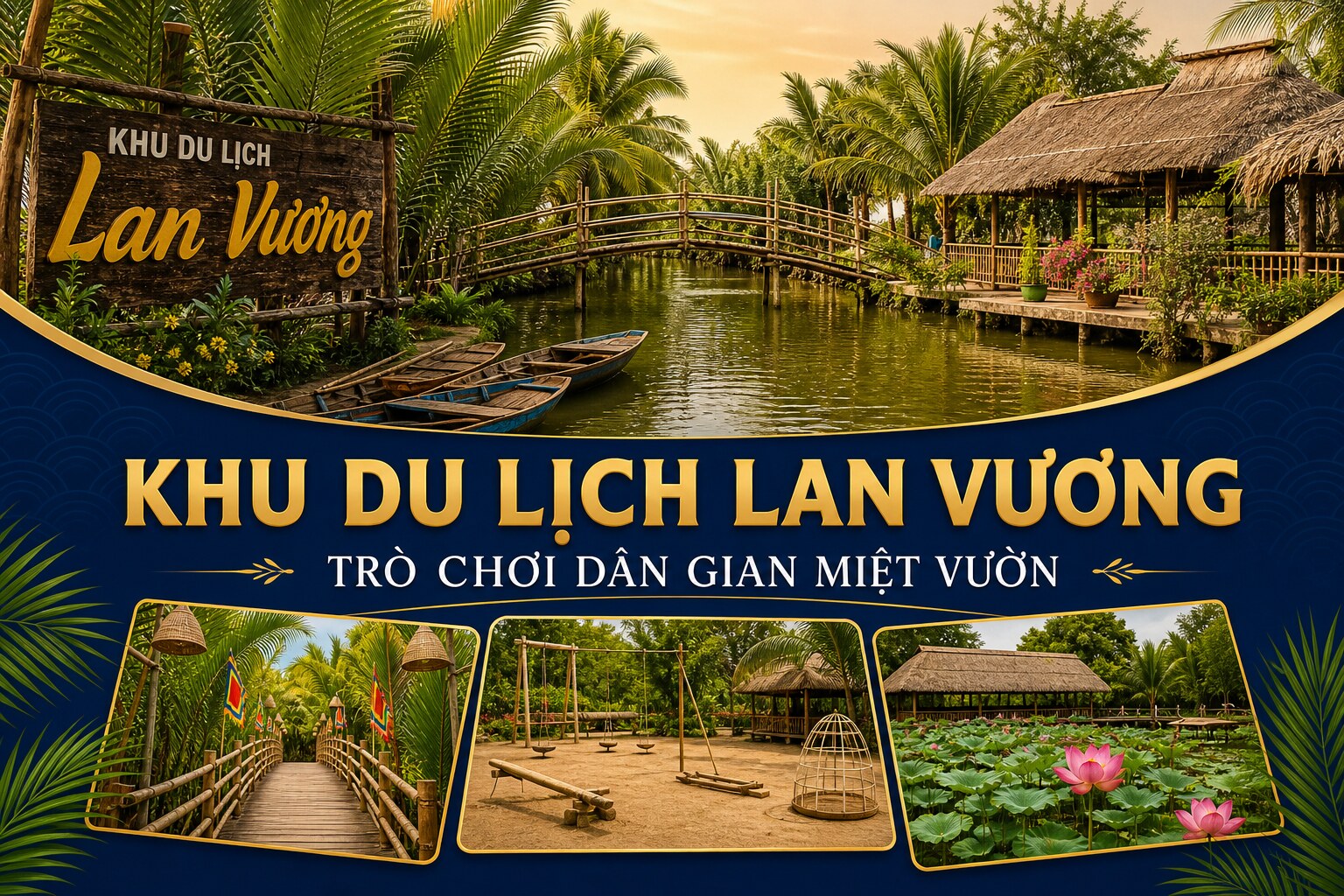Khu Du Lịch Lan Vương Bến Tre: Trò Chơi Dân Gian Miệt Vườn
