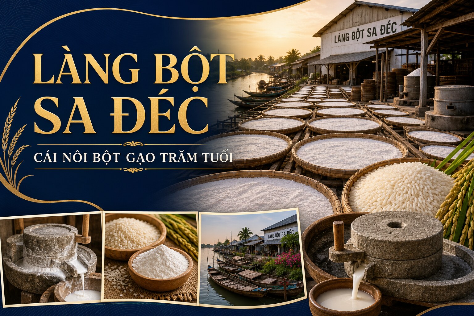 Làng Bột Sa Đéc: Cái Nôi Nghề Làm Bột Gạo Trăm Tuổi