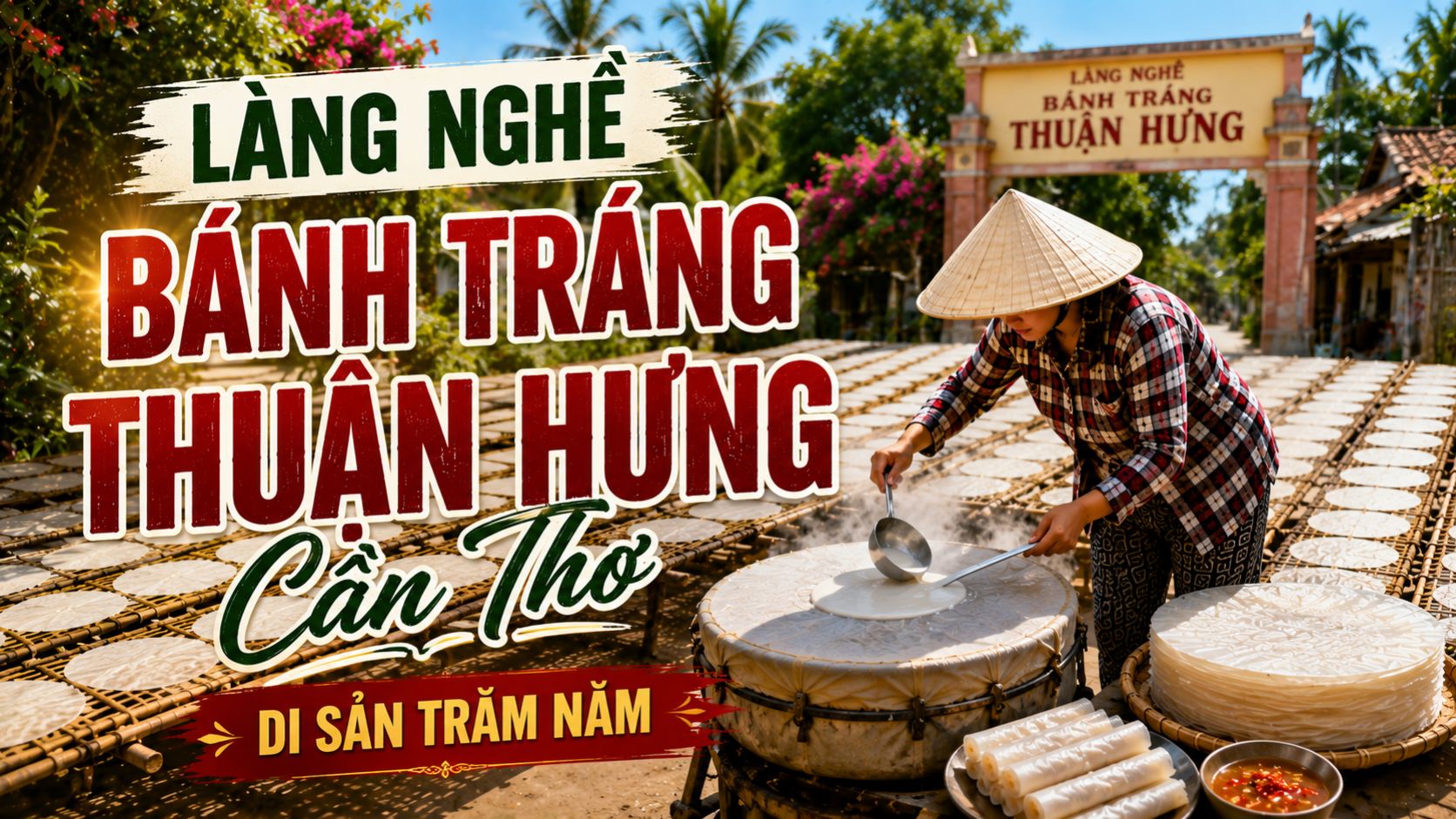 Làng Nghề Bánh Tráng Thuận Hưng Cần Thơ: Di Sản Trăm Năm