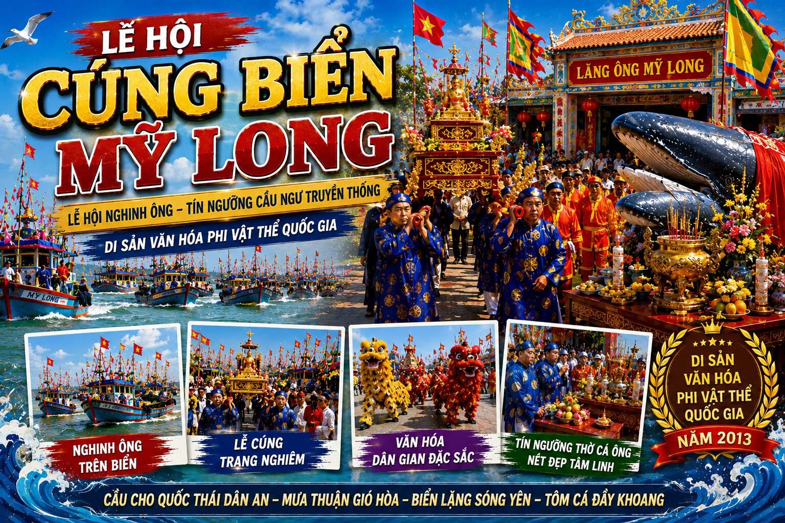 Lễ Hội Cúng Biển Mỹ Long Trà Vinh: Di Sản Cầu Ngư