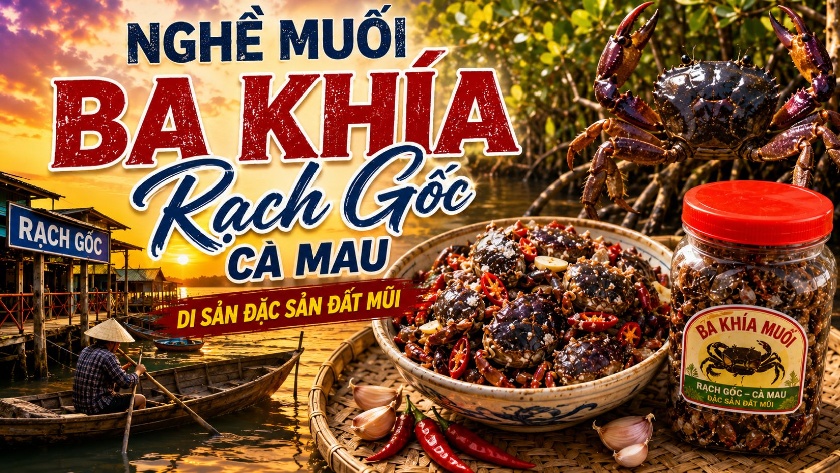 Nghề Muối Ba Khía Rạch Gốc Cà Mau: Di Sản Đặc Sản Đất Mũi