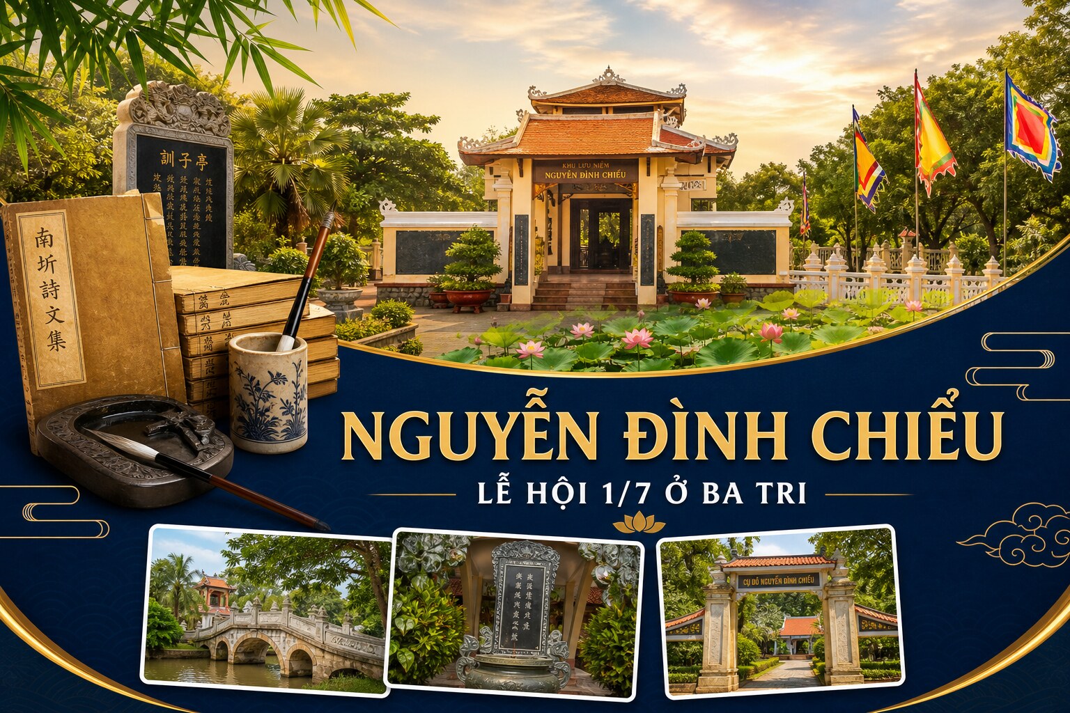 Lễ Hội Nguyễn Đình Chiểu Bến Tre: Ngày 1/7 Ở Ba Tri
