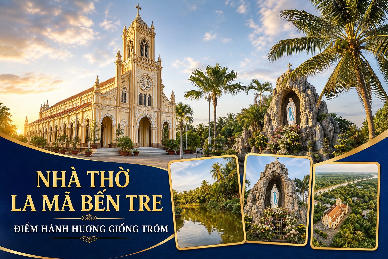 Nhà Thờ La Mã Bến Tre: Điểm Hành Hương Giồng Trôm