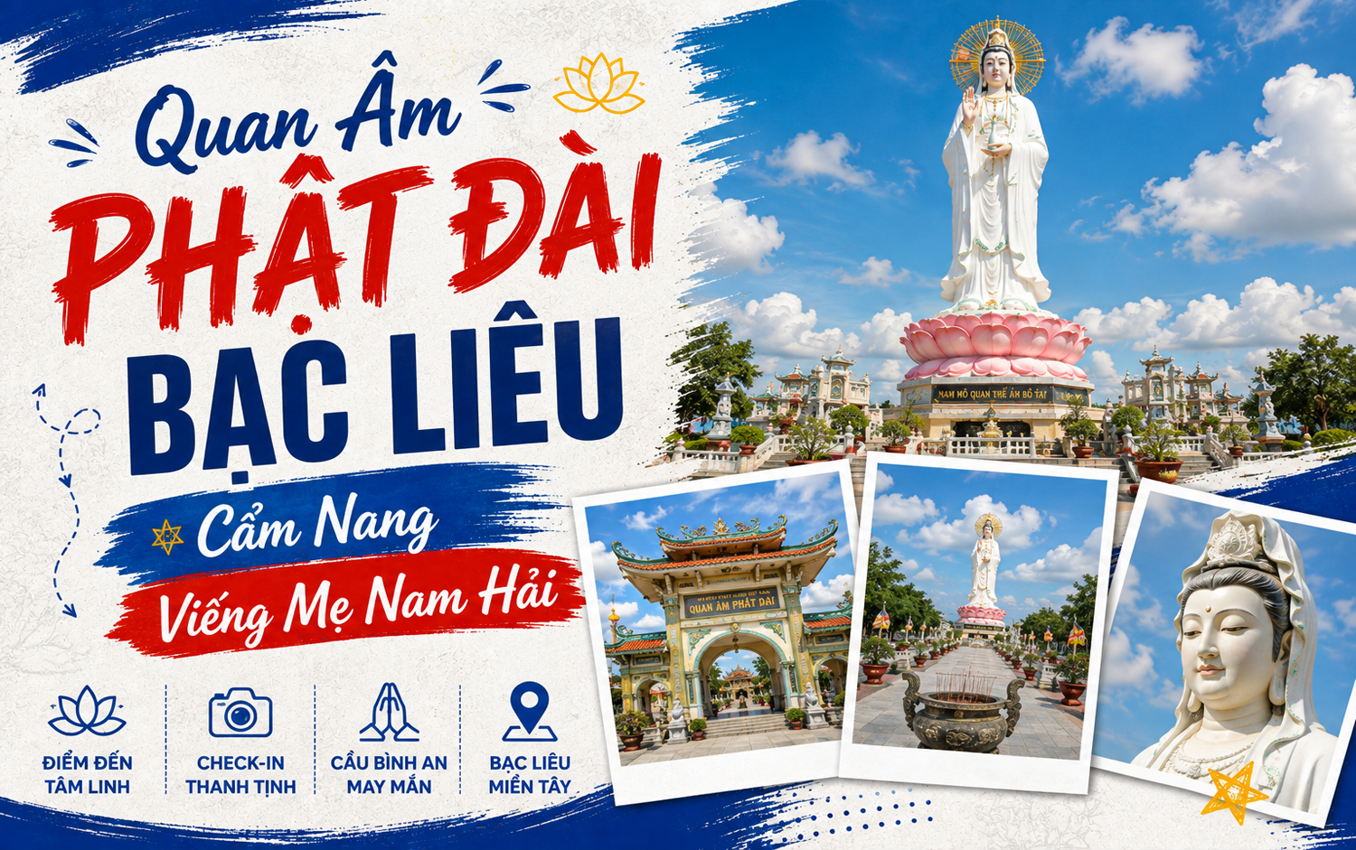 Quan Âm Phật Đài Bạc Liêu: Cẩm Nang Viếng Mẹ Nam Hải