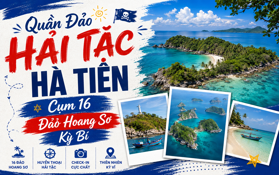 Quần Đảo Hải Tặc Hà Tiên: Cụm 16 Đảo Hoang Sơ Kỳ Bí