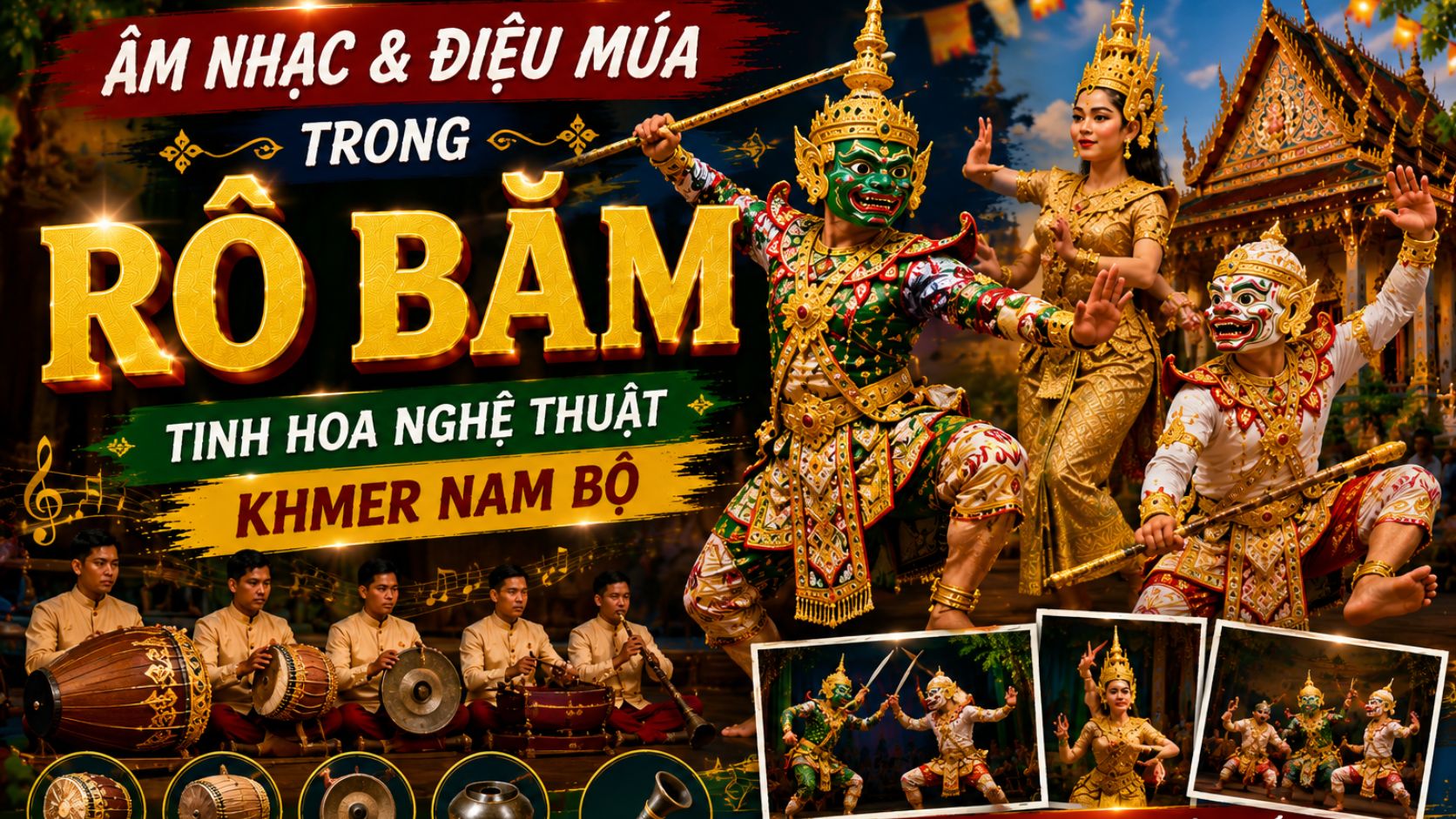 Nghệ Thuật Rô Băm Trà Vinh: Vũ Kịch Cổ Của Người Khmer