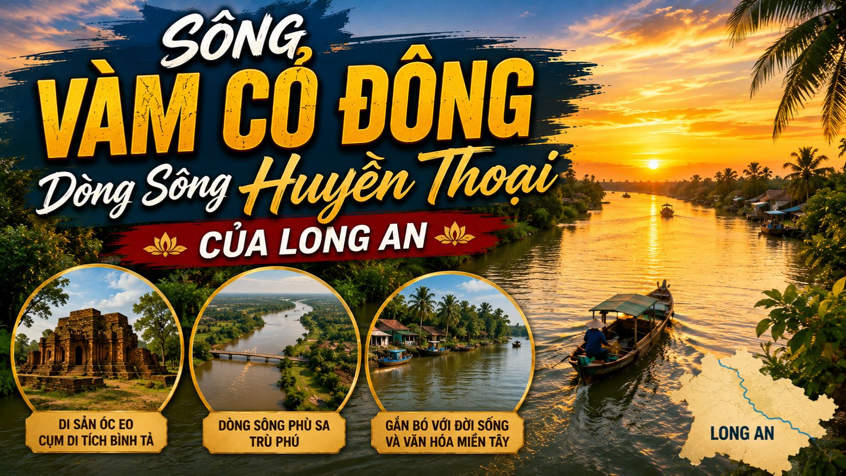 Sông Vàm Cỏ Đông – Dòng Sông Huyền Thoại Của Long An