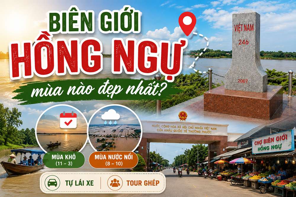 Biên Giới Hồng Ngự Đồng Tháp: Cửa Ngõ Sông Tiền Vào VN
