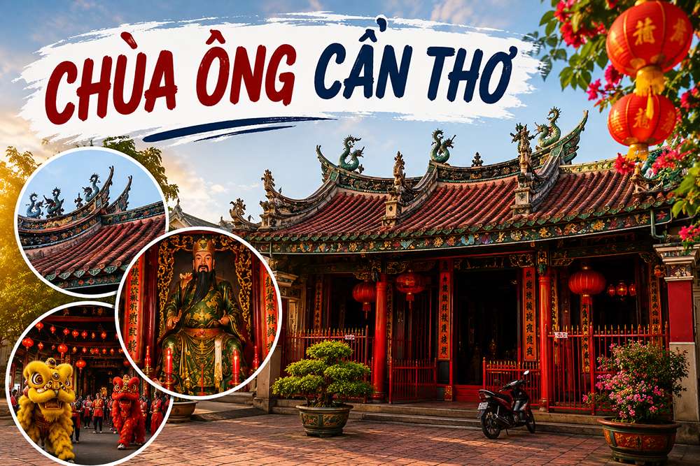 Chùa Ông Cần Thơ: Ngôi Chùa Người Hoa 130 Năm Tuổi