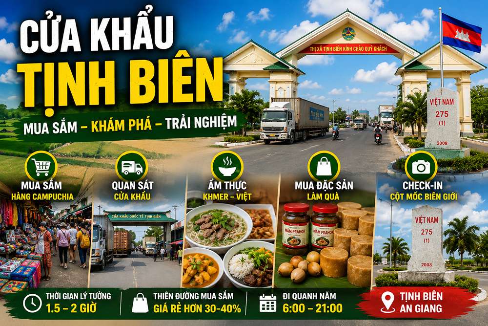 Khu Kinh Tế Cửa Khẩu Tịnh Biên: Cẩm Nang Mua Sắm Biên Mậu