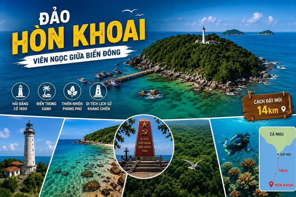 Đảo Hòn Khoai Cà Mau: Đi Tự Túc Hay Đặt Tour 2026?