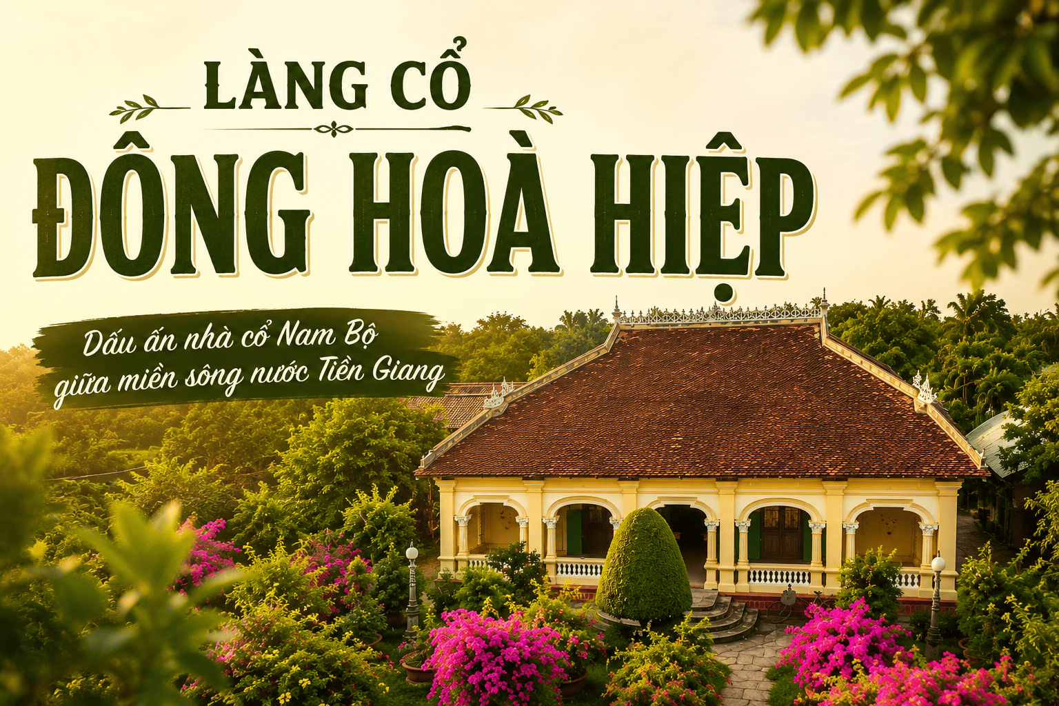 Làng Cổ Đông Hòa Hiệp Cái Bè: Không Gian Nam Bộ Xưa