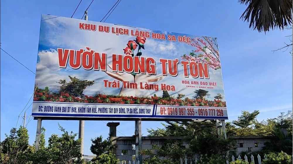 Vườn hồng Tư Tôn - Điểm check-in miệt vườn rực rỡ tại Vĩnh Long