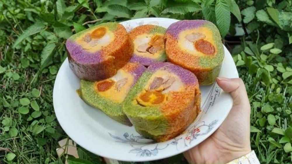 Bánh tét Trà Cuôn