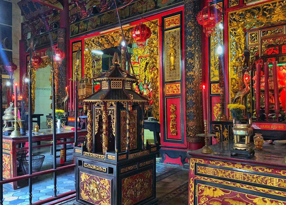 Kiến trúc bên trong chùa