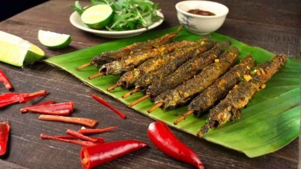 Cá kèo nướng muối ớt